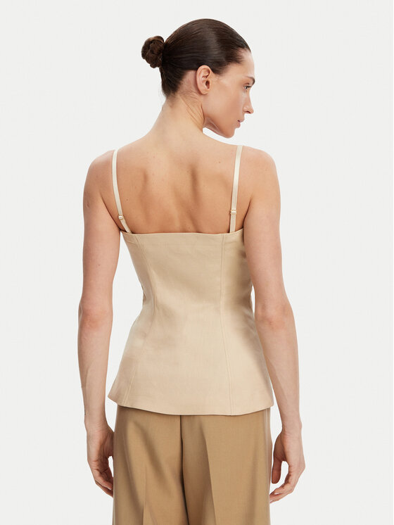 Guess Guess Top W5GH0L WH5L2 Béžová Regular Fit