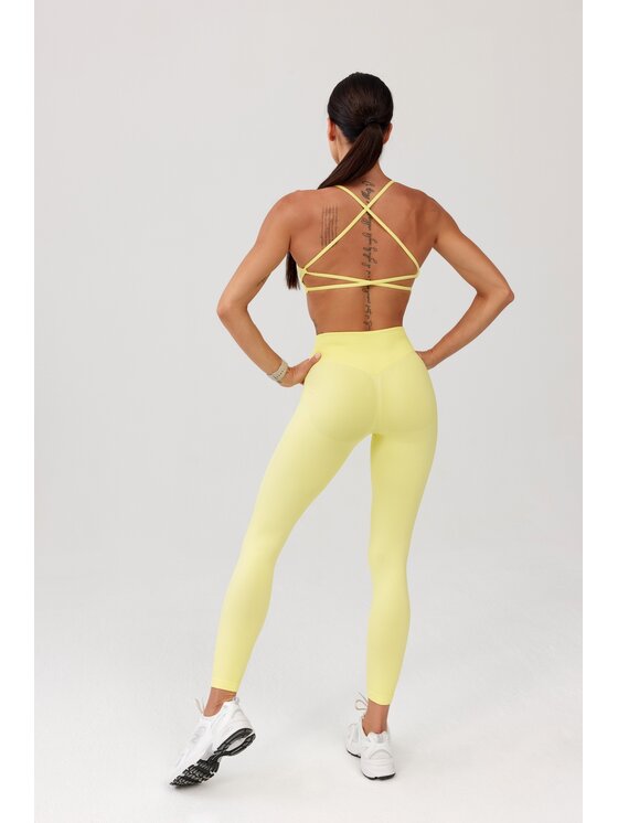 ROUGH RADICAL ROUGH RADICAL Leggings SEAMLESS GLOW LONG Giallo Slim Fit
