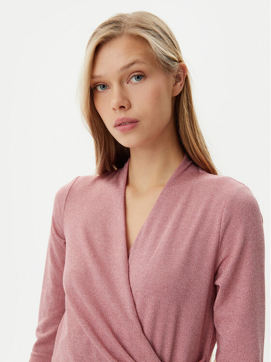 Rinascimento Rinascimento Коктейльна сукня CFC0122980003 Рожевий Regular Fit