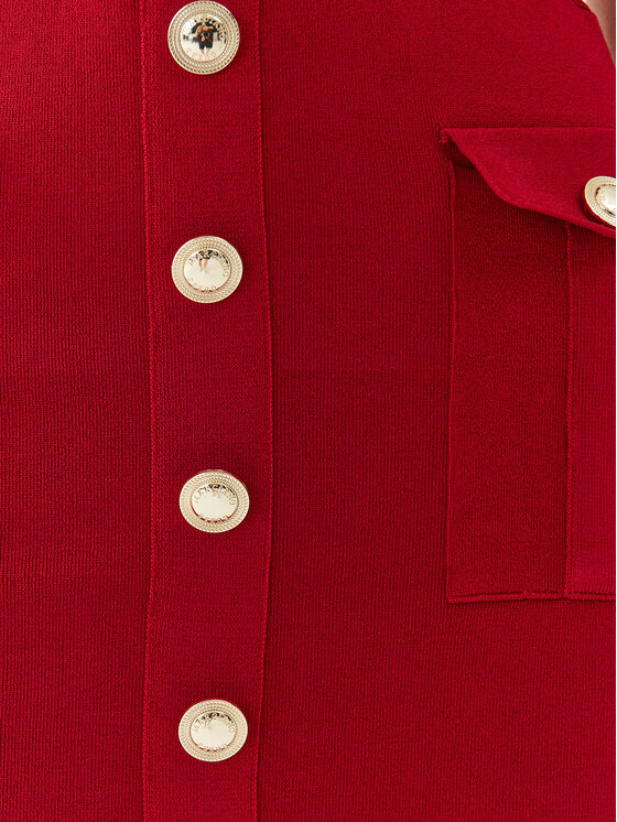 Marciano Guess Marciano Guess Kleid für den Alltag 3YGK00 5036Z Rot Slim Fit