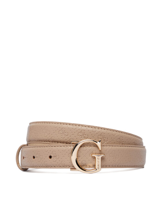 Guess Guess Dámsky opasok BW9493 P6425 Béžová