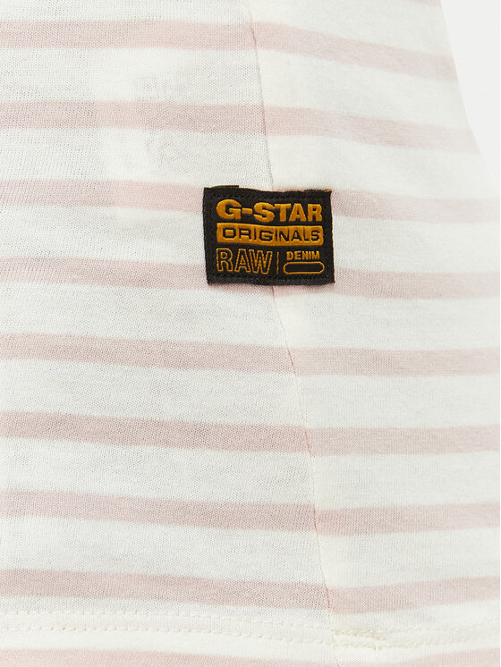 G-Star Raw G-Star Raw T-Shirt Eyben D24533-D244 Weiß Regular Fit