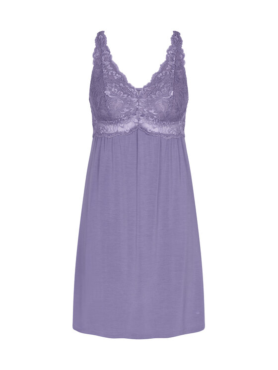 Triumph Triumph Nočna srajca Timeless Sensuality 10227238 Vijolična Regular Fit