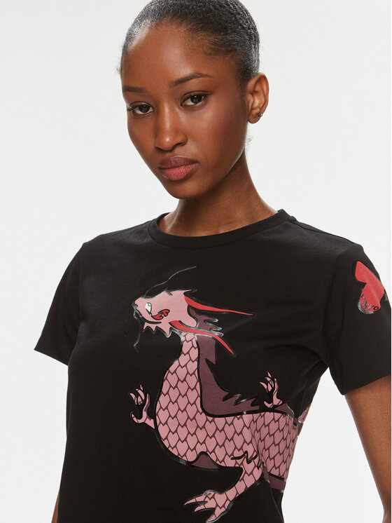 PINKO Pinko T-Shirt Quentin 100535 A1RN Černá Regular Fit