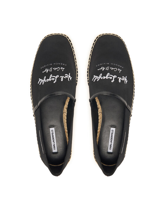 KARL LAGERFELD KARL LAGERFELD Espadryle KL70126 Czarny