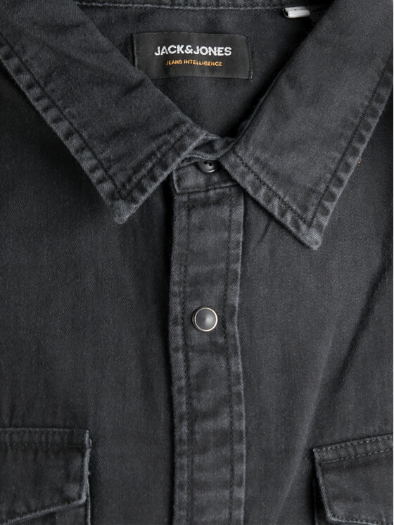 Jack & Jones Jack & Jones Ing Sheridan 12138115 Fekete Slim Fit
