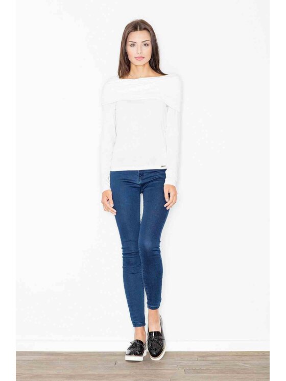 FIGL FIGL Blúzka M469 Écru Regular Fit