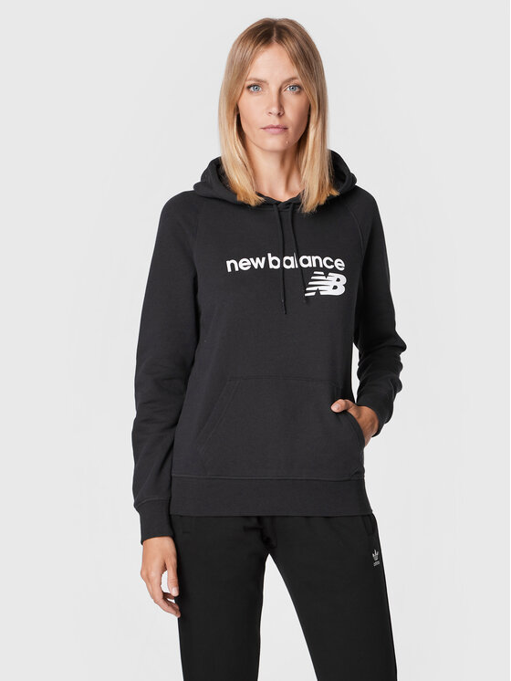 New Balance Mikina Classic Core Fleece WT03810 Čierna Relaxed Fit