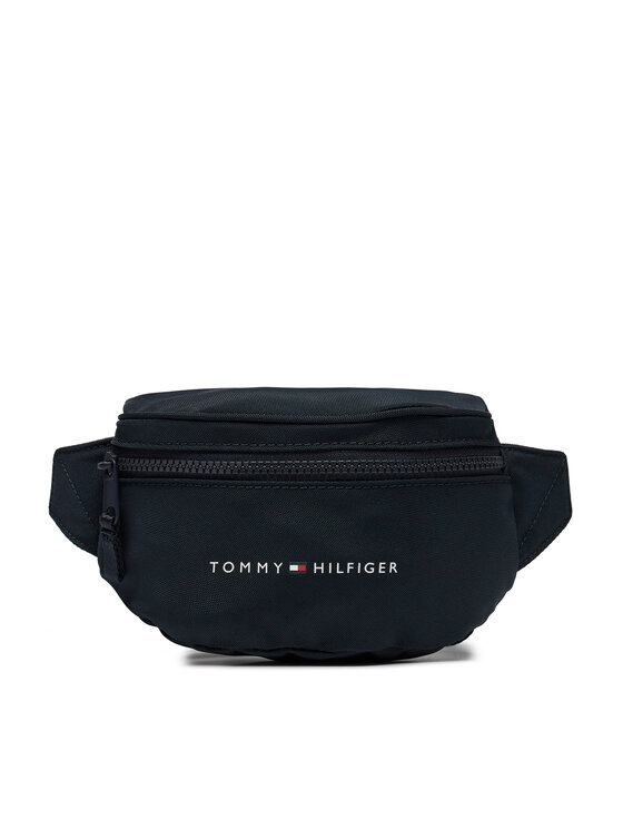 Borsetă Tommy Hilfiger Th Essential AU0AU01614 Bleumarin