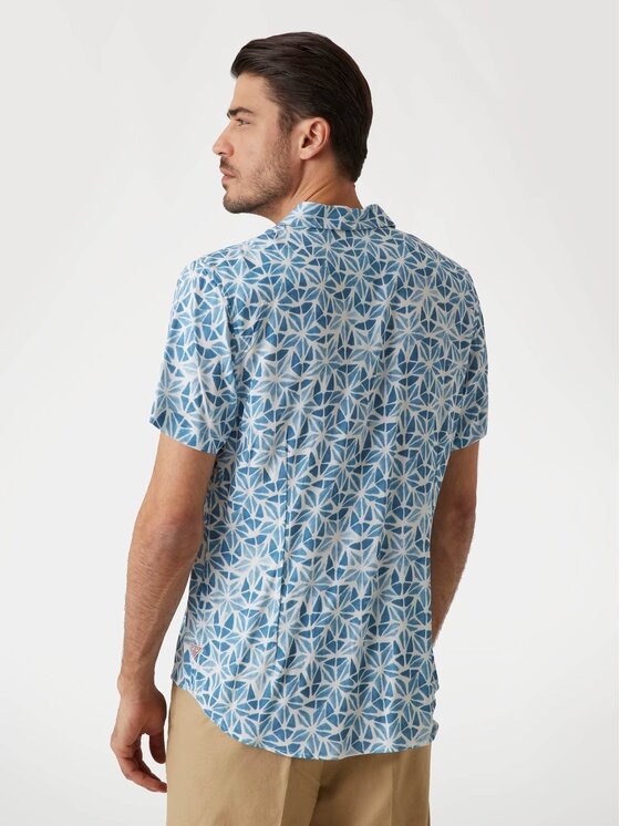 Guess Guess Camicia 174361 Blu Classic Fit