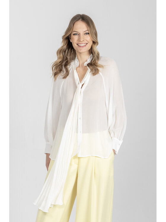 Deni Cler Milano Deni Cler Milano Koszula T-DC-1428-F2-20-11-1 Kremowy Regular Fit