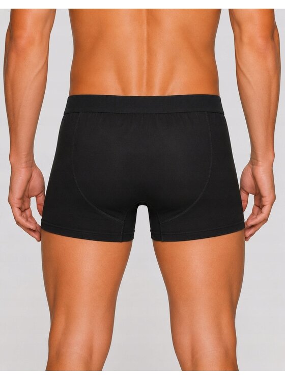 Lee Lee Bokserki Gannon 3 Pack Cotton Elastane Trunks Czarny