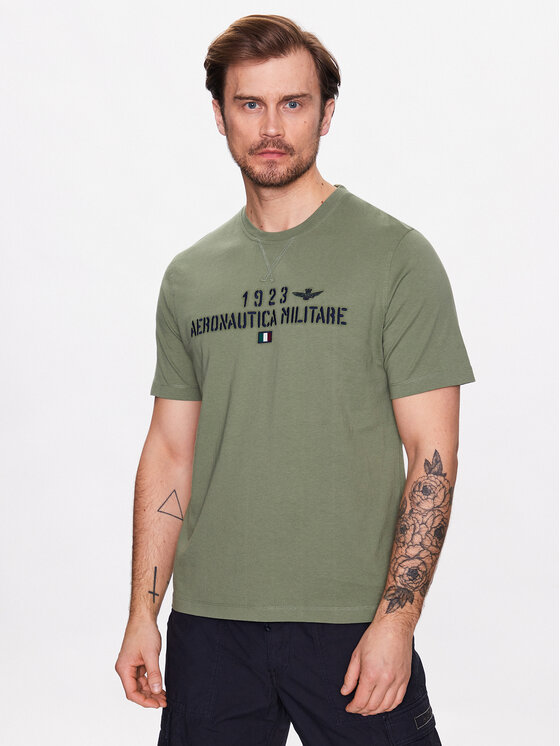 Aeronautica Militare Aeronautica Militare T-shirt 231TS2099J584 Verde Regular Fit