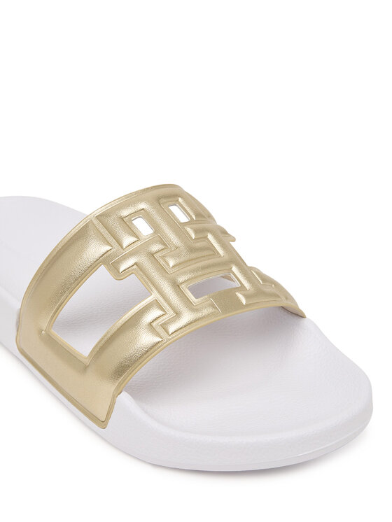 Tommy Hilfiger Tommy Hilfiger Παντόφλες Monogram Pool Slide FW0FW09525 Χρυσό