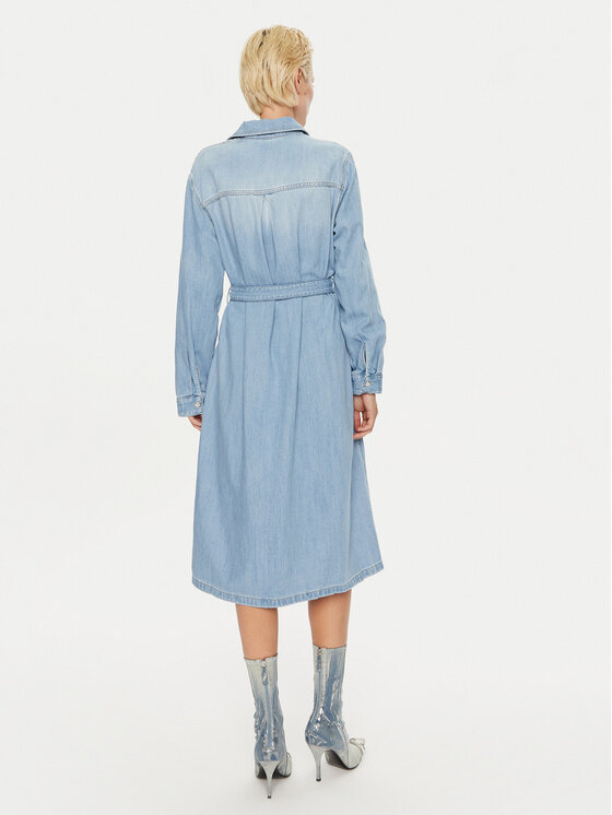 Miss Sixty Miss Sixty Джинсова сукня 6L3DJ7341000 Голубий Regular Fit