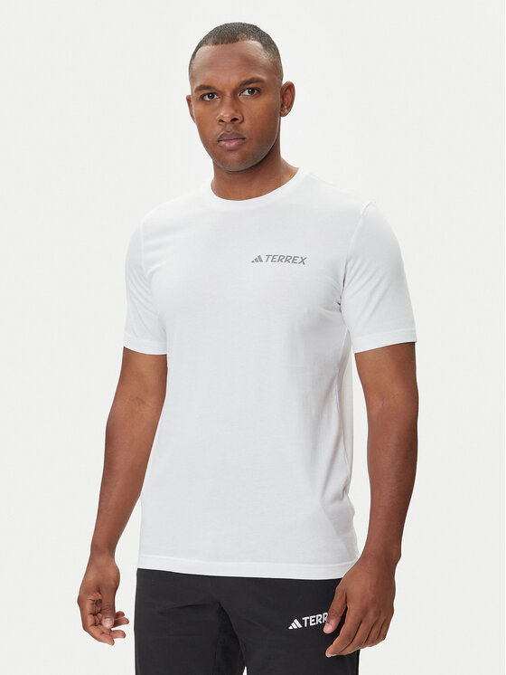 adidas adidas T-shirt Terrex Graphic JW3559 Bijela Regular Fit
