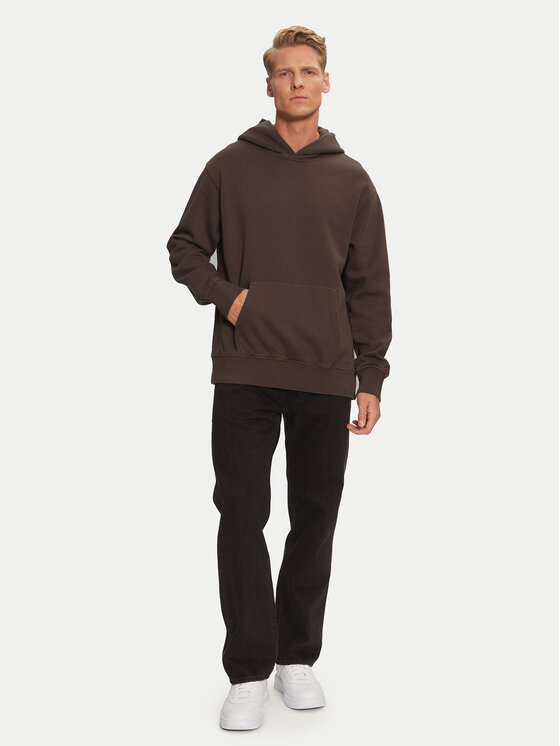 Levi's® Levi's® Mikina Authentic A8435-0011 Hnedá Relaxed Fit