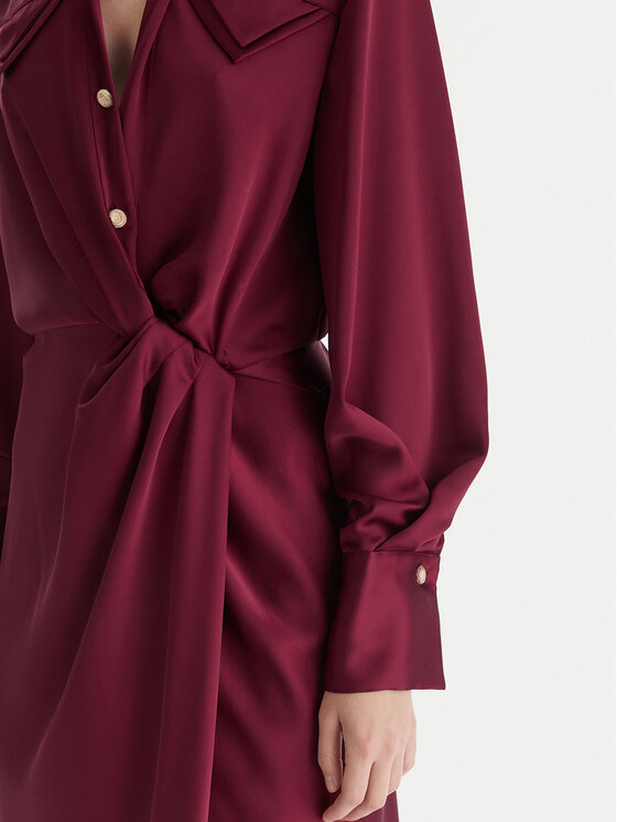 Babylon Babylon Официална рокля ED0764 Бордо Regular Fit