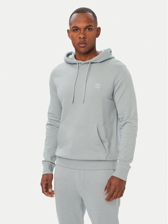 BOSS Суитшърт Wetalk 50509314 Светлосив Regular Fit