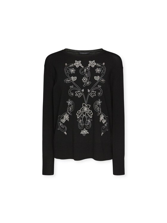 Elena Mirò Elena Mirò Maglione M510Z000647N033 Nero Regular Fit