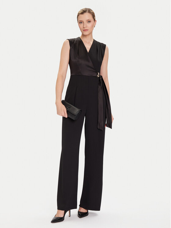 Rinascimento Rinascimento Salopetă CFC0020066002 Negru Regular Fit