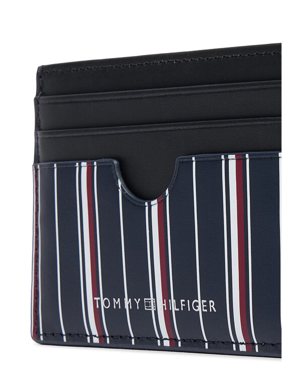 Tommy Hilfiger Tommy Hilfiger Zestaw etui na karty i brelok Th Corp Cc AM0AM12793 Granatowy