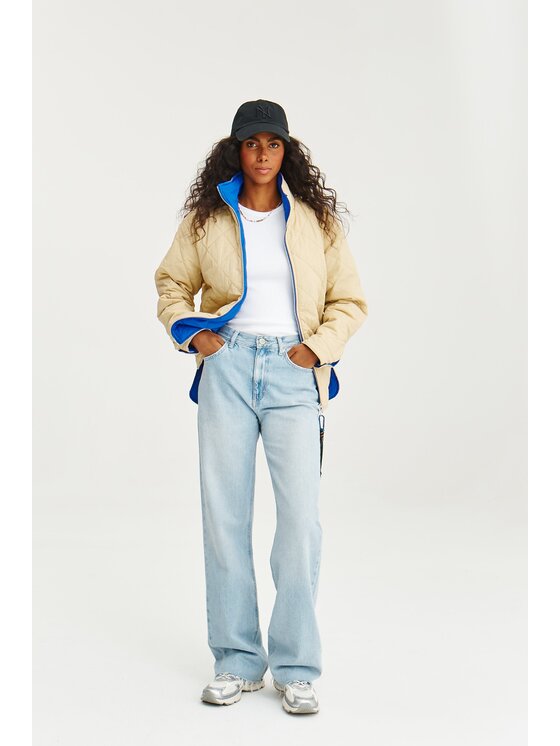 NAOKO NAOKO Prechodná bunda Poppy Retro Sky Tmavomodrá Regular Fit