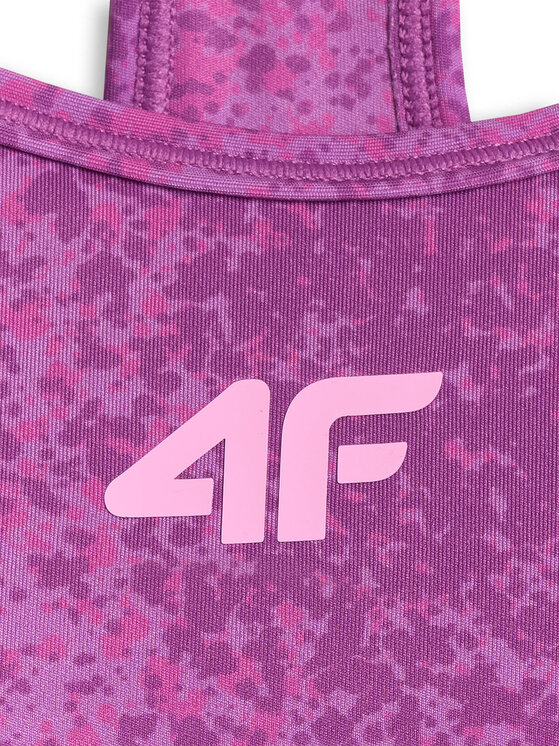 4F 4F Biustonosz sportowy TRAINING Różowy