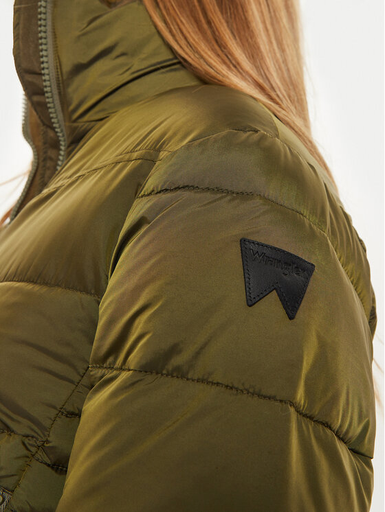 Wrangler Wrangler Giubbotto invernale 112356502 Verde Regular Fit