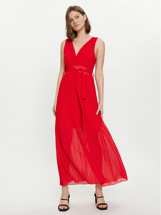Dixie Dixie Rochie de seară A319J045 Roșu Regular Fit