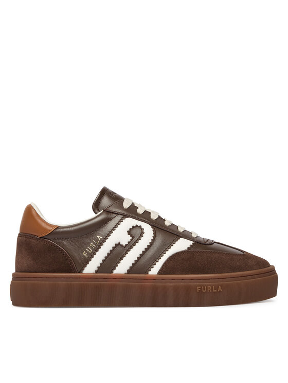 Furla Sneakers Allegra Lace-Up YM52ALG BX4690 BD 5297S Maro închis