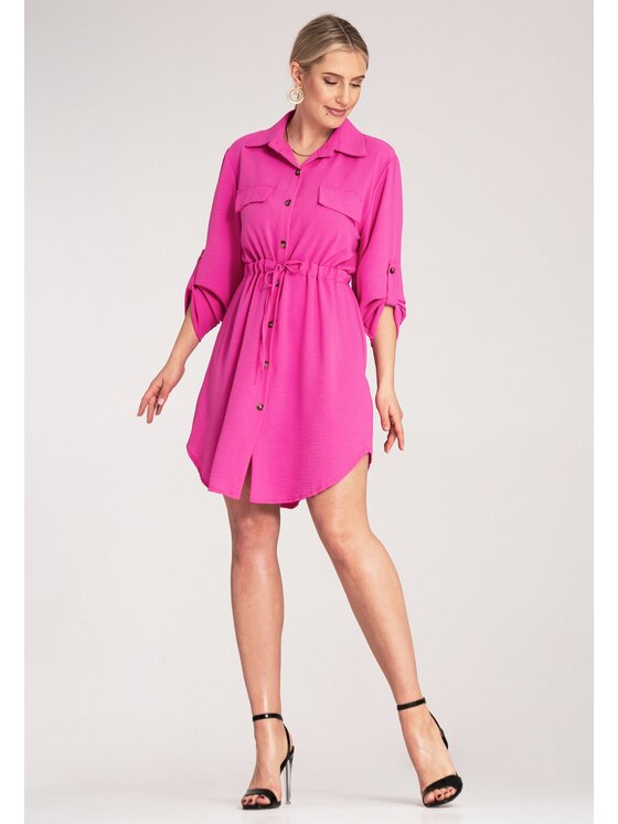 FIGL FIGL Vestito chemisier M1131 Viola Shirt Fit