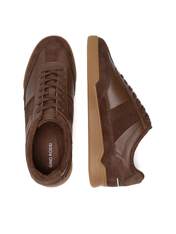 GINO ROSSI Gino Rossi Sneakersy CARLO-01 124AM Brązowy