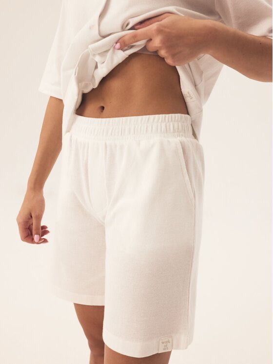 Henderson Henderson Komplet koszula i spodnie materiałowe 43348 Biały Regular Fit