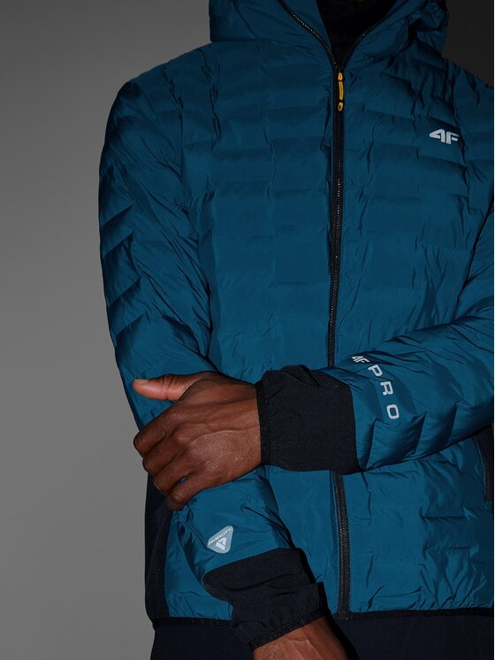 4F 4F Kurtka outdoor TREKKING Granatowy Regular Fit