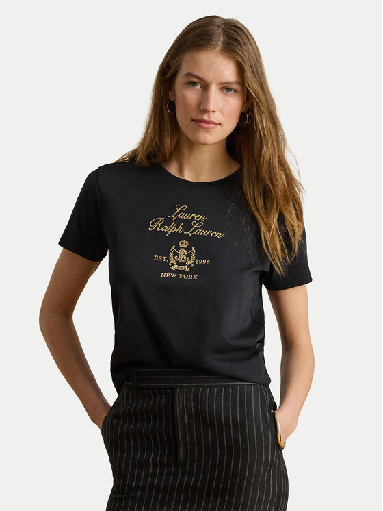 LAUREN RALPH LAUREN Tricou 200P13943001 Negru Regular Fit