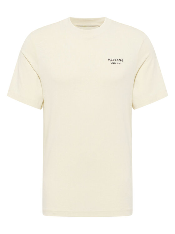 Mustang Mustang T-shirt AUSTIN Beige Regular Fit