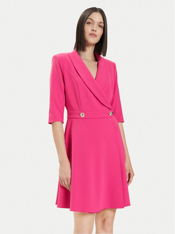 Rinascimento Rinascimento Коктейльна сукня CFC0118280003 Рожевий Regular Fit
