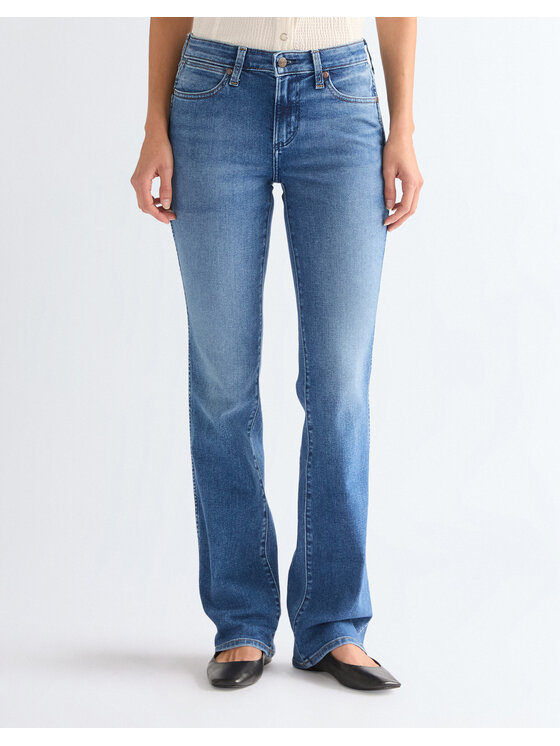 Wrangler Wrangler Jeansy BOOTCUT Niebieski Bootcut Fit