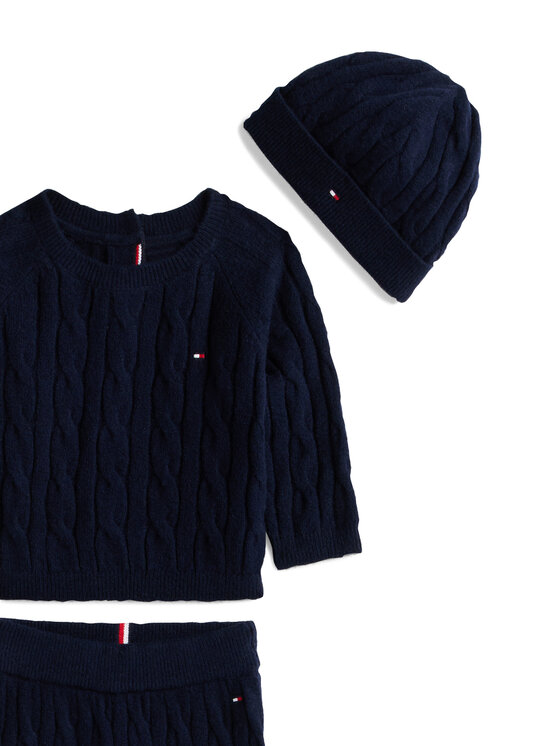 Tommy Hilfiger Tommy Hilfiger Детски комплект KN0KN02080 Тъмносин Regular Fit