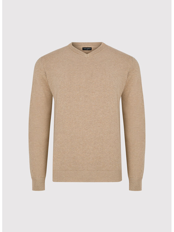 Pako Lorente Pako Lorente Sweter P26SB-2X-002 Beżowy Classic Fit