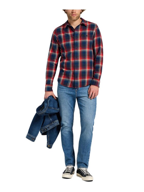 Lee Lee Jeansy 112355805 Niebieski Regular Fit