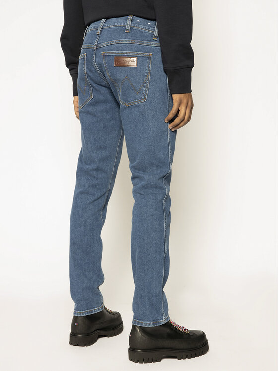 Wrangler Wrangler Jeans Larstone W18SHR36B 112127512 Blu scuro Slim Tapered Fit