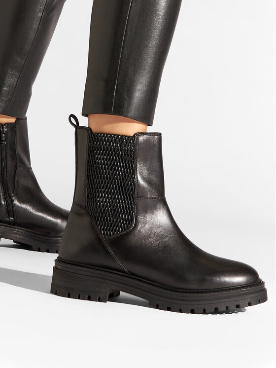 Geox Geox Členková obuv D Iridea D D26HRD 0436W C9999 Čierna