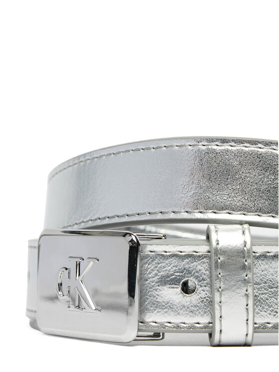 Calvin Klein Jeans Calvin Klein Jeans Dječji remen Metallic Buckle Belt IU0IU00666 Srebrna