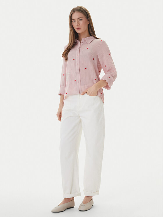 ONLY ONLY Сорочка Heart 15332482 Рожевий Regular Fit