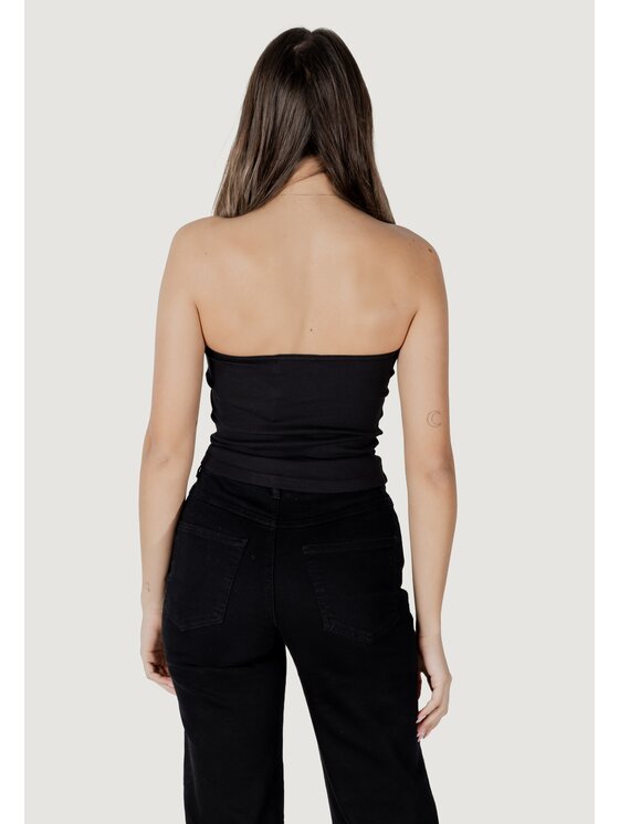 Calvin Klein Jeans Calvin Klein Jeans T-shirt WOVEN LABEL RIB Nero Rib Fit