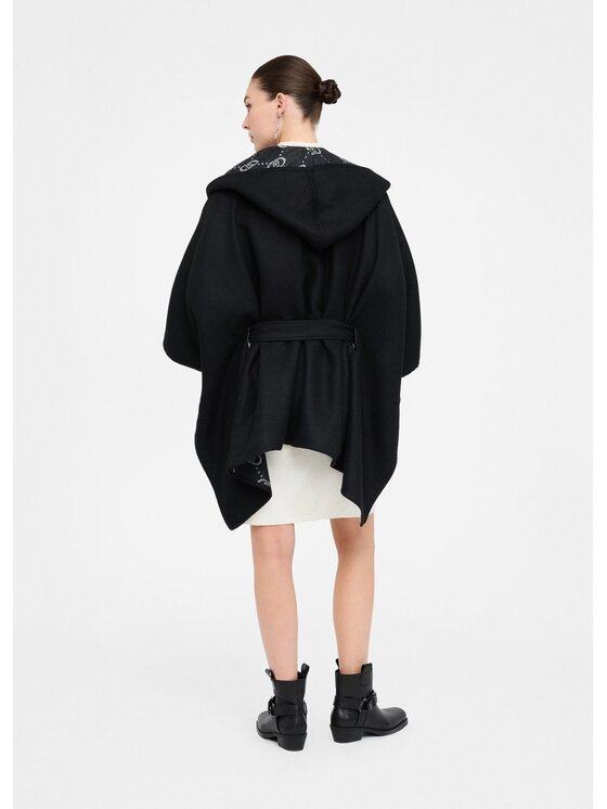 Liu Jo Liu Jo Poncho 2F5037T030022222 Nero Regular Fit