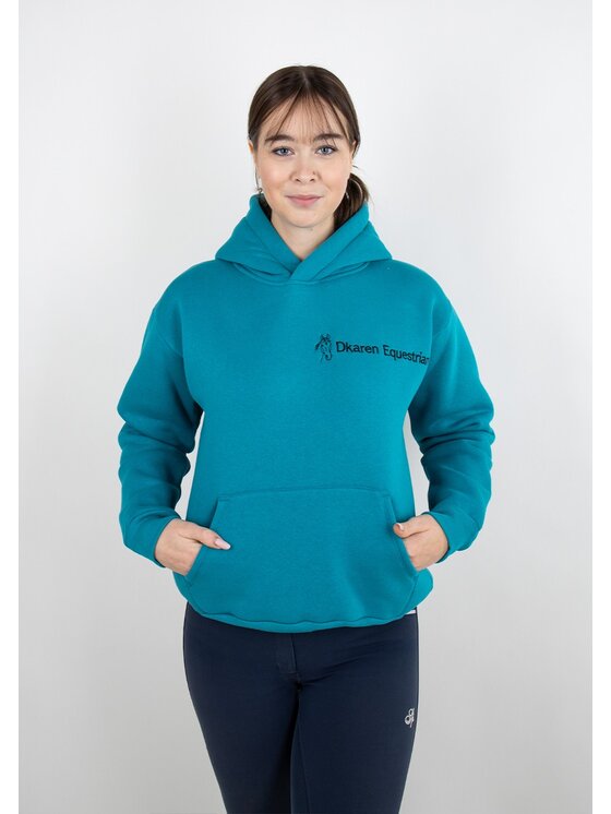 DKaren Sport DKaren Sport Bluza EQ001 Turkusowy Classic Fit