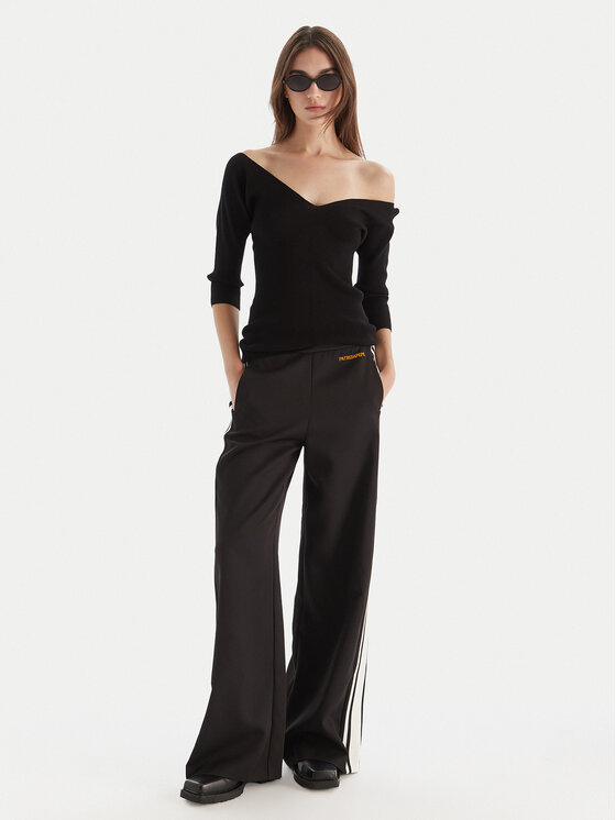 Patrizia Pepe Patrizia Pepe Pantaloni trening 2P1716/A664-K103 Negru Regular Fit